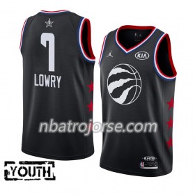 Barn Toronto Raptors Tröja Kyle Lowry 7 2019 All-Star Jordan Brand Svart Swingman